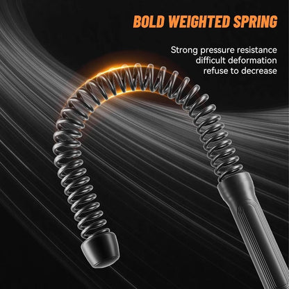Cordless Battle Rope 2-Piece Set for Home Gym Arm Strength Aerobic Cardio Muscle Training Low-Impact Workout Fitness Equipment for Men and Women