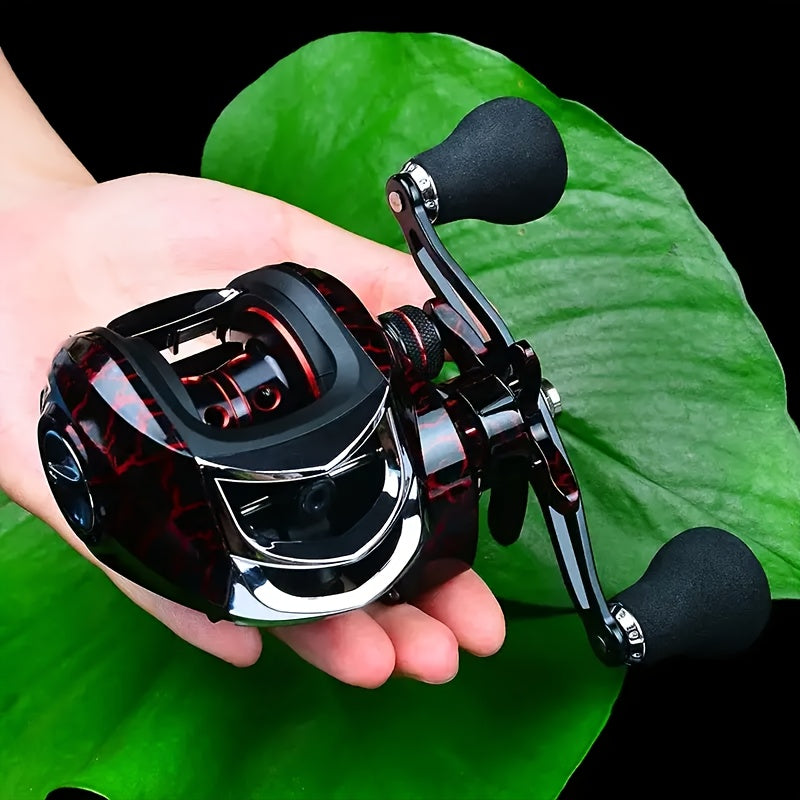 Baitcasting Reel 18+1BB High Speed Dual Braking System – 20LB Max Drag, Stainless Steel, Ergonomic Grip, Left & Right Hand, Saltwater & Freshwater Bass Carp Fishing Reel