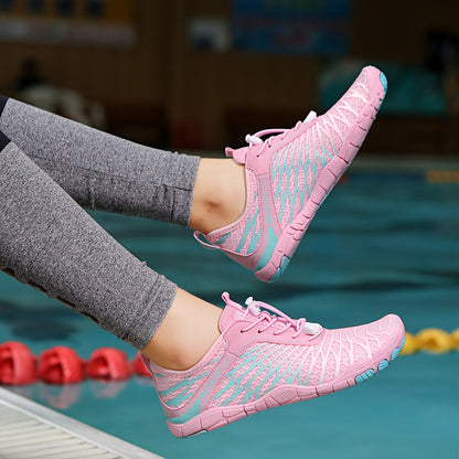 Quick-Dry Water Shoes for Men & Women – Lightweight Non-Slip Barefoot Aqua Socks for Beach Swimming Yoga Wading Indoor Workouts, Soft Breathable Athletic Beach Footwear