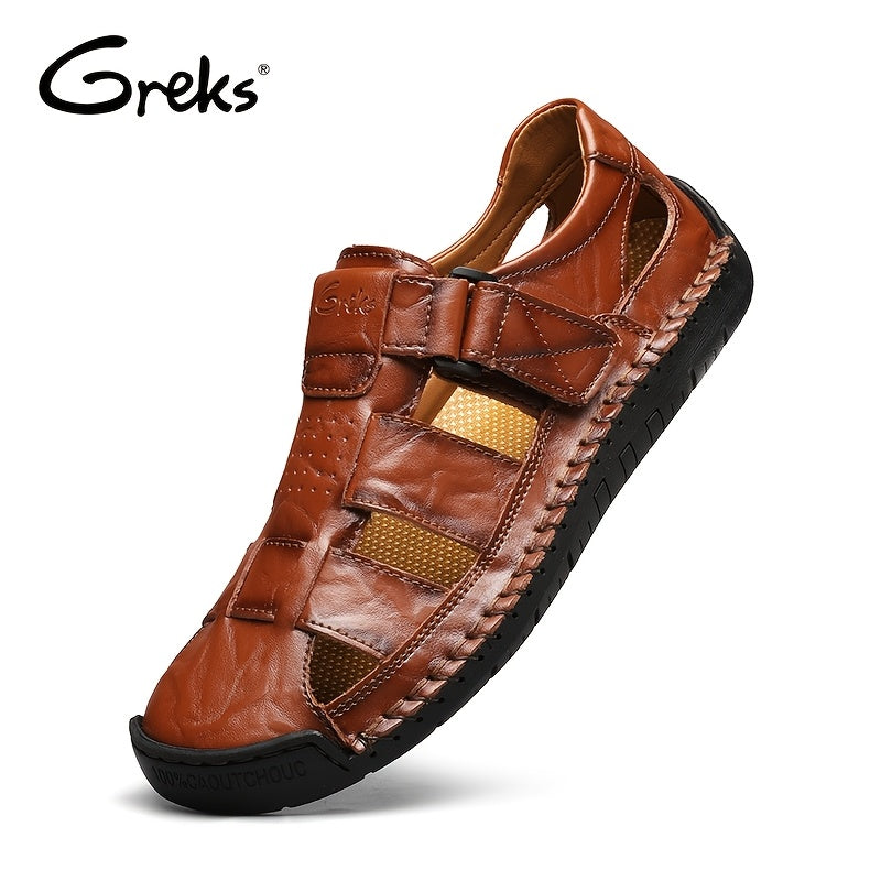 Men's Closed Toe Sport Sandals – Breathable Outdoor Fisherman Shoes, Anti-Slip Summer Beach Loafers for Hiking, Walking & Water Activities | Velora