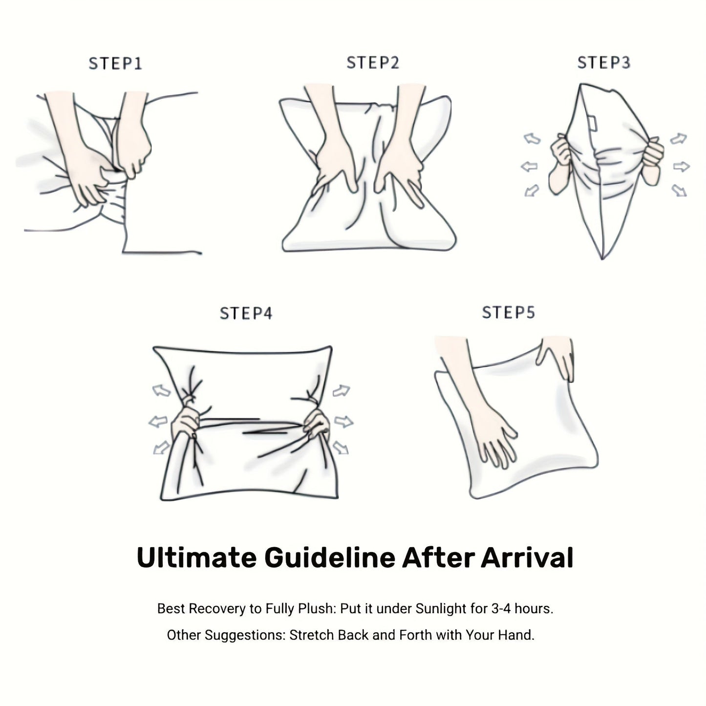 Square Pillow Inserts – Hypoallergenic New Fiber Fill, White Cushion Inserts for Sofa, Bed & Patio, 14–20 Inch, 1/2/4 Pack, Ideal for Bedroom, Living Room, Office & Outdoor Decor