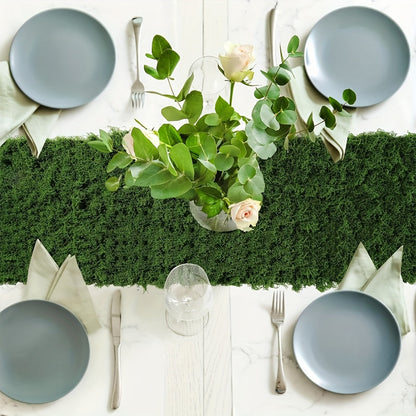 Artificial Moss Carpet Roll 19.68×78.74 Inch – Fake Moss Mat for Wall, Garden, Wedding, Roof & Indoor Outdoor Decoration, Cuttable & Easy to Maintain