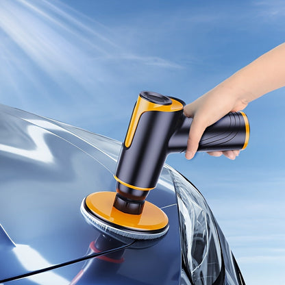 100W Cordless Car Polisher & Waxing Machine – Rechargeable Wireless Buffer for Scratch Repair, Car Detailing & Waxing, Portable Compact Polisher for Car Enthusiasts