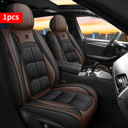 Faux Leather Car Seat Cover Universal Fit Sponge-Padded Seat Protector for Sedan, SUV & Pickup Truck – Durable, Comfortable, Luxury Interior Upgrade in 7 Colors for Front or Rear Seats