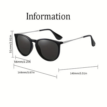 Women's Elliptical Oval Gradient Sunglasses - Lightweight Metal Hinge Frame with Pink Green Gradient Lenses, UV Protection Fashion Eyewear for Driving & Everyday, Includes Case & Cleaning Cloth