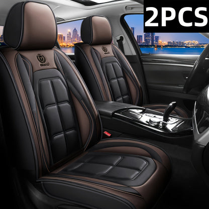 Faux Leather Car Seat Covers Universal Fit – Waterproof & Dirt-Resistant Protective Seat Cover for Cars, SUVs, Vans & Trucks, 1pc / 2pcs / 5pcs Set, Multiple Colors