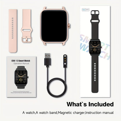 FAWEIO Smart Watch with Alexa & Wireless Calling – 1.8" HD Touchscreen, Fitness Tracker, 100+ Sports Modes, Compatible with iPhone & Android, for Women & Men