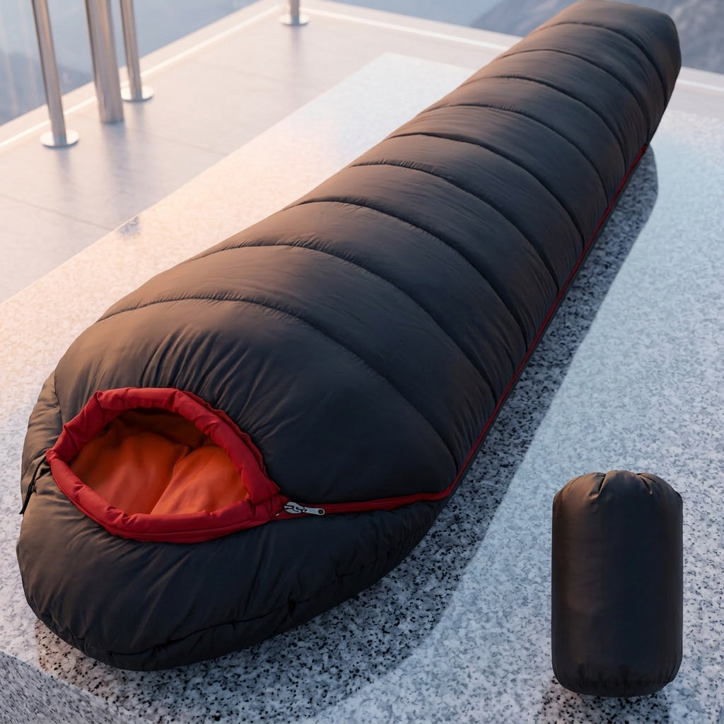 Mummy Sleeping Bag 15-45°F 3-4 Season Cold Weather Sleeping Bag for Adults – Warm Lightweight Washable Camping Sleeping Bag for Hiking, Backpacking, Traveling & Outdoor Activities