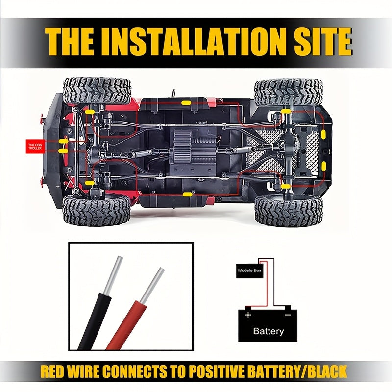 RGB LED Rock Lights Kit for Trucks & Pickup – Sound Activated, APP & Remote Control, Multicolor Underglow Chassis Neon Light, 9 Large Light Beads, 4/6/8/10 Pods Underbody Lighting