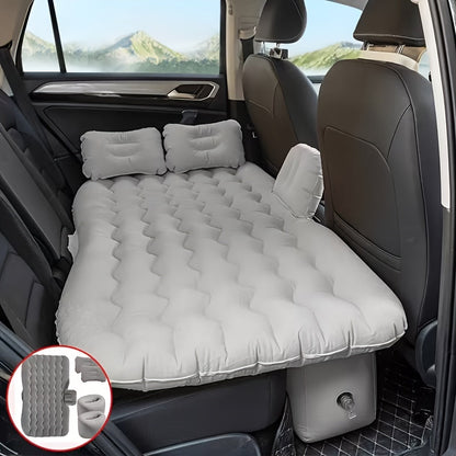 Inflatable Car Mattress for Backseat Sleeping Portable PVC Car Bed for SUV Truck Camping Road Trip Travel Fits Most Vehicles Outdoor Picnic Cushion Bed Blue Gray Beige Black