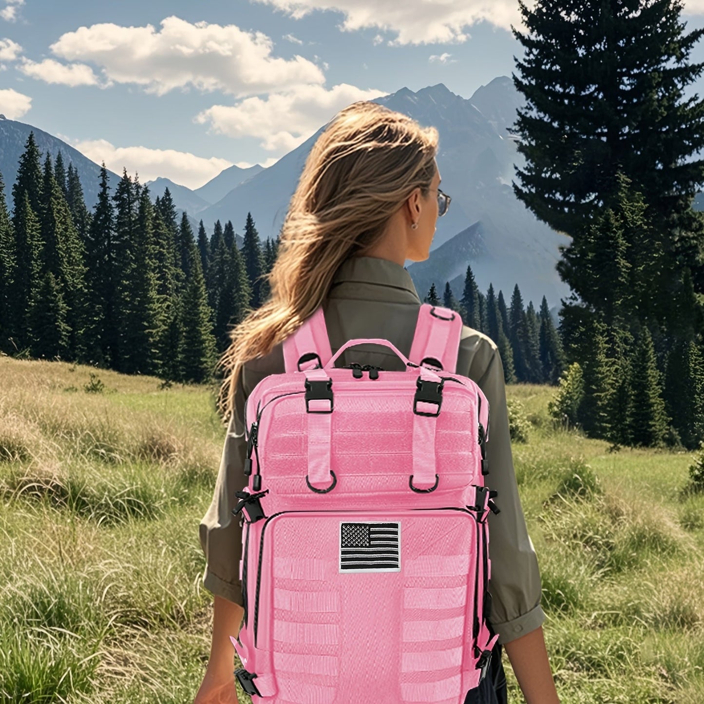 50L High Capacity Tactical Backpack Unisex – MOLLE Military Bag for Camping, Fishing, Hunting, Hiking & Travel – 13 Color Options Including Handbag & Storage Bag Variants