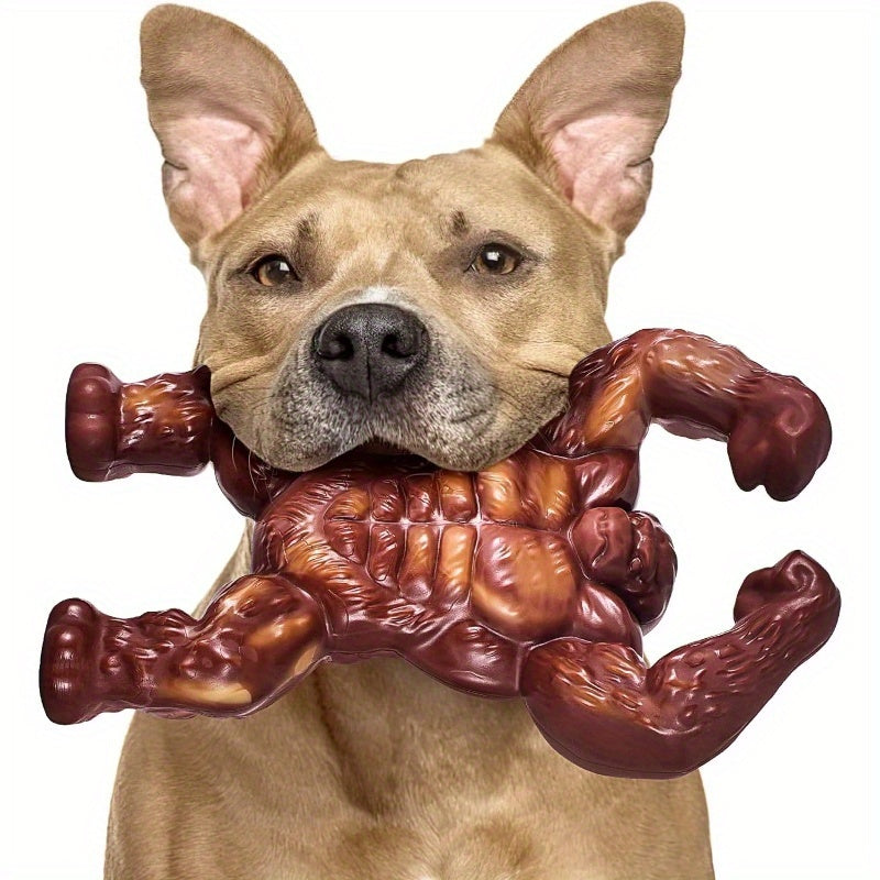 KYLINSURE Unbreakable Dog Chew Toy for Medium Large Dogs – Beef Flavor Durable Rubber Chew Stick for Aggressive Chewers, Teething & Dental Health