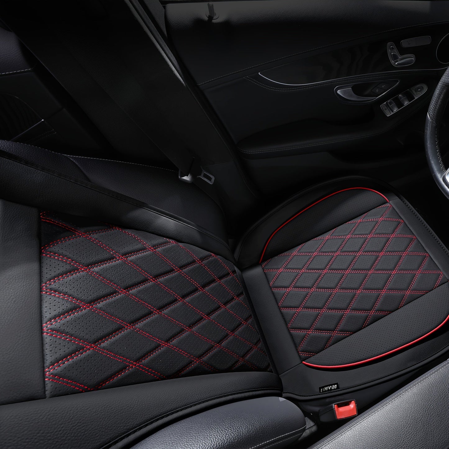 Universal Front Car Seat Covers 2-Pack Full Surround High-Back Bucket Seat Protector Anti-Slip Easy Install for Cars SUVs Trucks - Multiple Colors & Styles