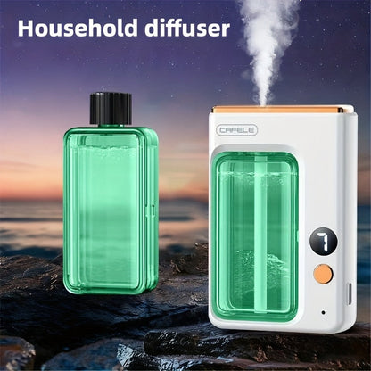 Aroma Diffuser with Essential Oils Set Large Capacity 7-Level Mist USB Powered Auto Shut-Off Bedroom Humidifier Home Aromatherapy Diffuser with Encounter Shangri-La Gardenia Hilton Ocean Scents