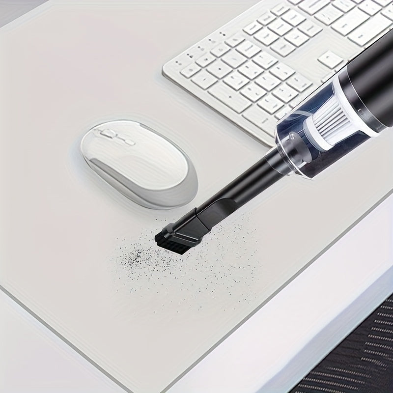 Cordless Mini Vacuum Cleaner 4KPa Suction 30-Hour Battery – USB Rechargeable Portable Dust Buster with Blow & Suction for Keyboard, Computer, Car Interior & Home Cleaning, Gift for Valentine's Day & New Year