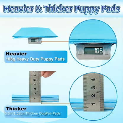 Extra Large Puppy Training Pads – Super Absorbent Leak-Proof Odor-Resistant Pet Pads for Potty Training & Accident Management, XXL 34x28 Inch & XL 24x24 Inch, 50-200 Count