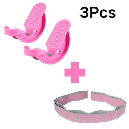 Calf Stretcher Foot Pedal for Balance Flexibility Training Muscle Massage & Yoga – Durable ABS Non-Slip Foot Rocker for Plantar Fasciitis Achilles Tendon Relief – Blue Black Pink Yellow, 1/2/3pcs
