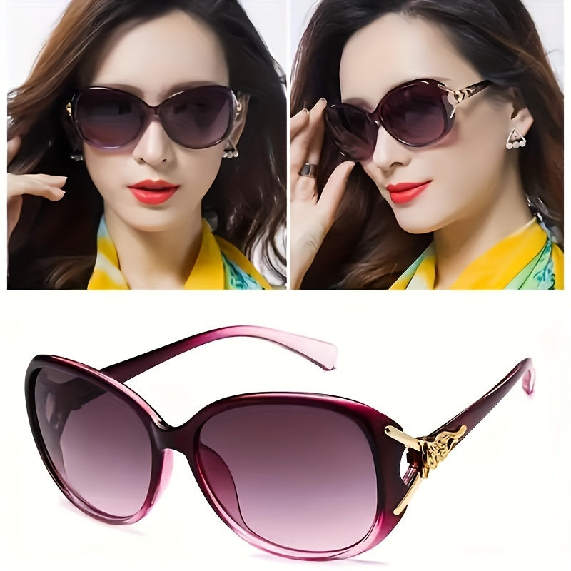 3 Pairs Oversized Blackout Sunglasses for Women – Fashion Anti-Glare Retro Sunglasses Set for Halloween, Christmas Costume, Parties & Daily Wear