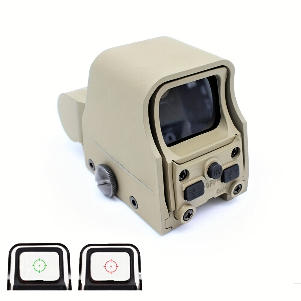 Red & Green Dot Sight Tactical Scope 20mm Rail Mount – Dual Illumination Rifle Scope for Shooting Sports Hunting Airsoft Brown Finish Accurate Target Acquisition