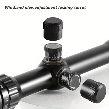 6-24x50 AO Rifle Scope Illuminated Red Green Reticle - Long Range Hunting Scope with 20mm Rail Mount Aluminum Alloy Optical Sight