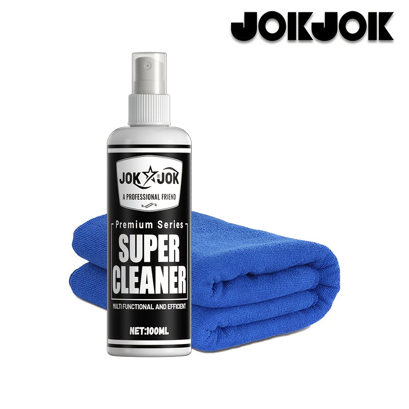 Fabric & Carpet Stain Remover Spray 3.38oz – No-Rinse Fast-Acting Upholstery Cleaner & Deodorizer for Sofas, Curtains, Bedding, Rugs & Car Interiors, Includes Towel