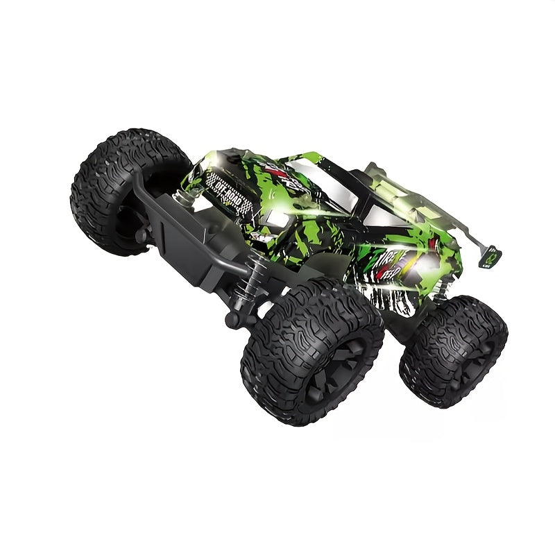 RC Off-Road Toy Car 2.4GHz – Durable Alloy Body All-Terrain Remote Control Car for Kids 3+, 4WD Fun Off-Road Model Truck, Best Birthday Easter Gift for Boys
