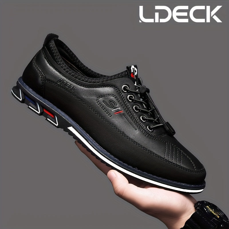 Men's High Top Business Casual Dress Shoes – Lace-Up Formal Oxford Sneakers for Office & Suit, 13 Colors, US Sizes 6.5–13.5