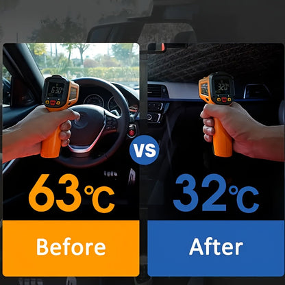 Car Windshield Sunshade Foldable - UV Blocking Heat Insulation Sun Shade for Car Front Window, Portable Summer Car Cooling Accessory Keeps Interior Cool, Easy Fold & Store Design
