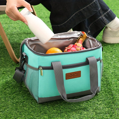 Insulated Lunch Bag Foldable Leakproof Thermal Tote for Work School Travel Picnic – Aluminum Foil Lining Keeps Food Cold Fresh Bento Box Bag Black Green Pink Floral