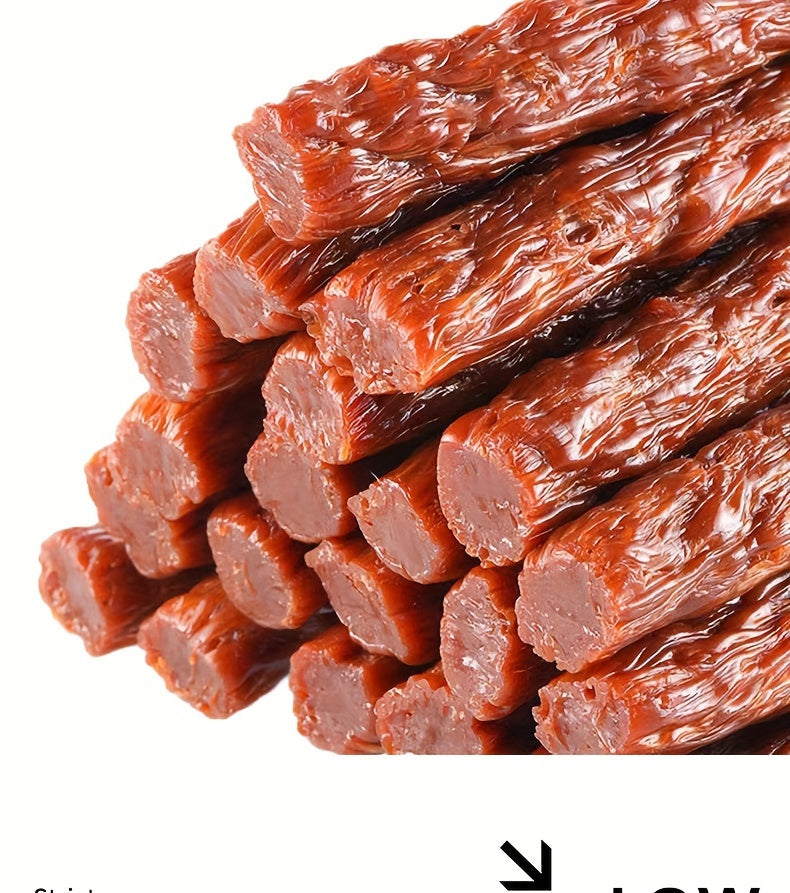 Dried Beef Tendon Dog Chews Natural High-Protein Jerky Treats & Chew Sticks for Training Rewards, All Breeds, 250g / 500g 2-Pack Options