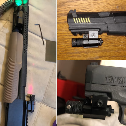 20mm Red Laser Sight for Rifles & Handguns – Compact Aircraft-Grade Aluminum Rail Mount, Class IIIA Under 5mW, 635-655nm Wavelength, 330ft Effective Range, Lightweight 42g for Shooting & Tactical Use
