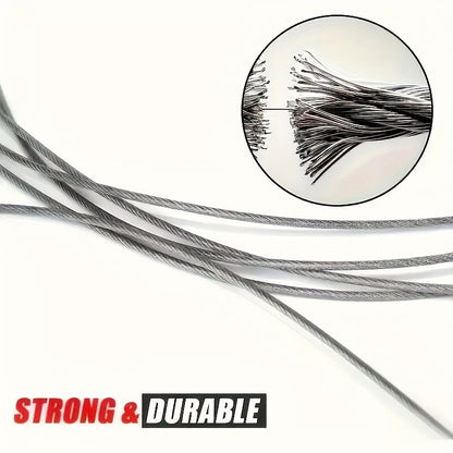 Heavy Duty Dog Tie-Out Cable 250lb with Reflective Design & Stainless Steel Swivel Hook – Tangle-Free Leash for Large Dogs – Yard, Outdoor & Camping – 30"/50ft/177" Options – Velora