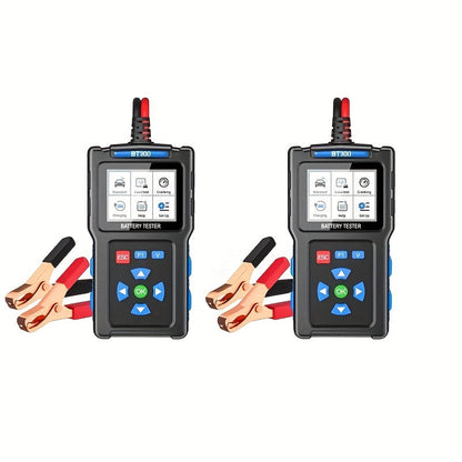 Car Battery Load Tester 12V 24V BT300 - 20-2000 CCA Digital Automotive Battery & Alternator Analyzer, Cranking Charging System Tester for Cars Trucks Motorcycles SUV Marine AGM Gel Lead-Acid