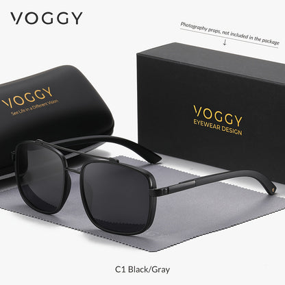 Retro Pilot Polarized Sunglasses Unisex Metal TR90 Frame UV Protection Aviator Style Driving Fishing Outdoor 5 Colors