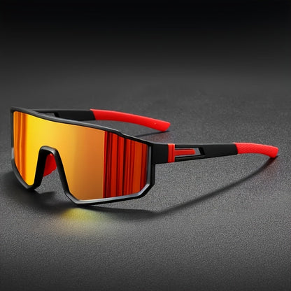 Mirrored Sports Sunglasses Set 3-4pcs for Men Women – PC Polycarbonate Lens Durable Frame Fashion Glasses, Includes Cleaning Cloth, Unisex Outdoor Eyewear for Cycling Driving Festival Daily Wear