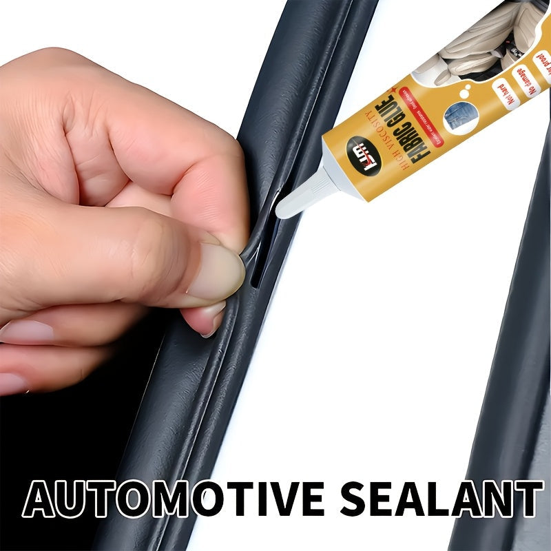 Car Interior Sealant & Plastic Repair Adhesive Kit – Seat Adhesive, Super Windproof Strip Glue & Sealing Pad for Car Body, Door, Trim & Interior Repair – Fast-Fix Auto Repair Glue