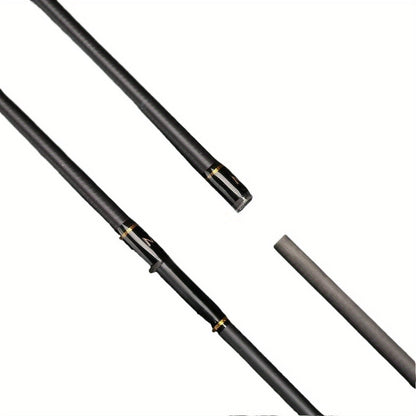 Carbon Fiber Fishing Rod Casting & Spinning – Sensitive Tip, Comfortable Grip, Large Guide Rings for Bass & Trout, Freshwater & Saltwater – 165cm / 180cm / 210cm, Modern Black Stripe Design, Perfect Fishing Gift