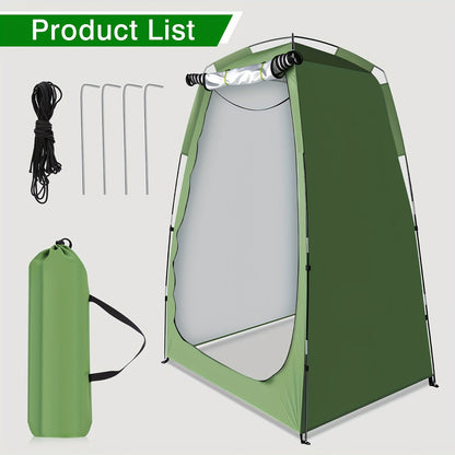 Portable Pop-Up Camping Shower Tent Privacy Shelter – Lightweight Waterproof Changing Room, Outdoor Toilet Tent for Camping, Hiking, Beach & Backpacking, Quick Setup Privacy Pod