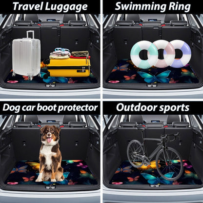 Car Trunk Mat Cargo Liner – Non-Slip Waterproof Floor Mat with Unique Patterns, Durable Vehicle Interior Protector from Dirt, Spills & Scratches, Universal Fit