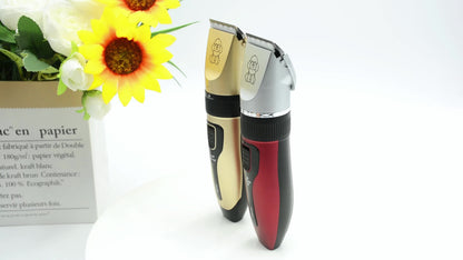USB Rechargeable Wireless Pet Hair Trimmer for Dogs and Cats - Cordless Grooming Scissors with Lithium Battery 36V Low Voltage Safe, Professional Home and Salon Use Pet Clipper