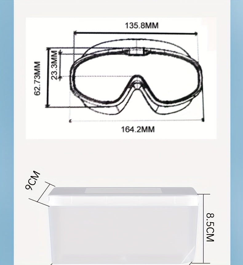 Anti-Fog Swim Goggles 2-Pack with Earplugs, Nose Clip & Waterproof Bag – UV Protection Swimming Goggles for Men, Women & Teens, Outdoor Pool & Water Sports Accessories Kit