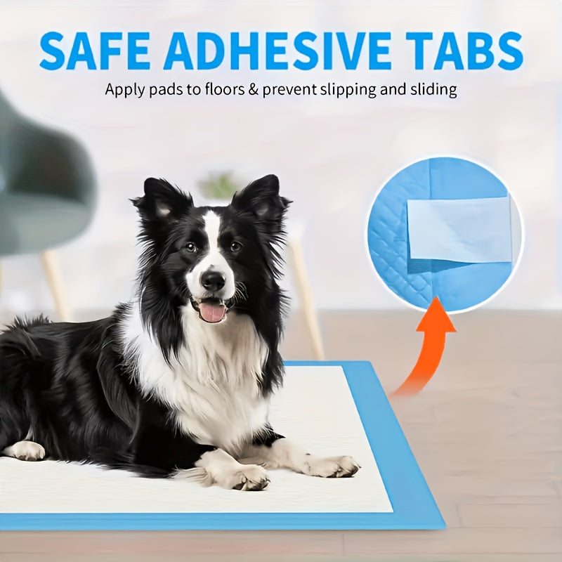 XXXL Thickened Dog Pee Pads – Super Absorbent 6-Layer Leakproof Odor-Reducing Puppy Training Pads for Large Dogs, Tear-Resistant Weighted Design for Bedroom & Dog Bed Use