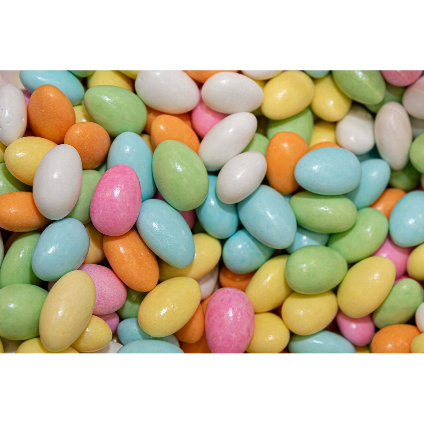 Assorted Jordan Almonds Bulk Candy – Pastel Colored Sugar Coated Almonds for Weddings Baby Showers Parties & Gifting, Premium California Almonds