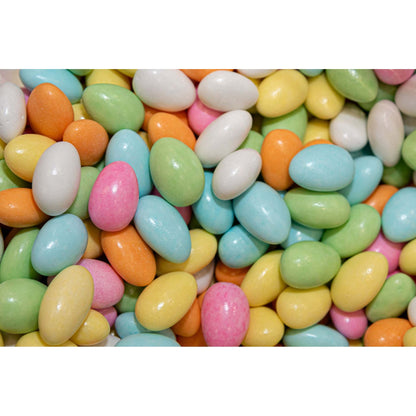 Assorted Jordan Almonds Bulk Candy – Pastel Colored Sugar Coated Almonds for Weddings Baby Showers Parties & Gifting, Premium California Almonds