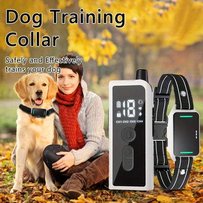 Dog Training Collar with Remote – Rechargeable E-Collar with Shock Vibration Buzz Modes, 2.4G Wireless Remote, USB Charging, Safe & Effective Pet Trainer for Small Medium Large Dogs, 1pc & 2pc