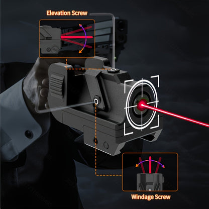 Green Dot Laser Sight USB Rechargeable – Picatinny Rail Mount with Strobe Mode, 5mW Class IIIA, Compact Lightweight for Pistols & Rifles, 21mm Rail, 2.5hr Battery Life