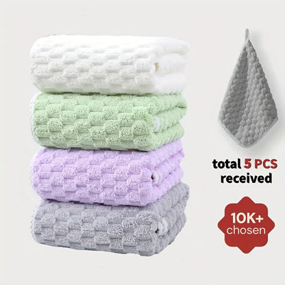 Waffle Weave Bath Towels 4-Pack & 8-Pack Ultra-Soft Quick-Dry Microfiber – Super Absorbent 281g/m² 80/20 Polyamide Spa Gym Travel Towels, Lint-Free Antimicrobial, Multiple Colors