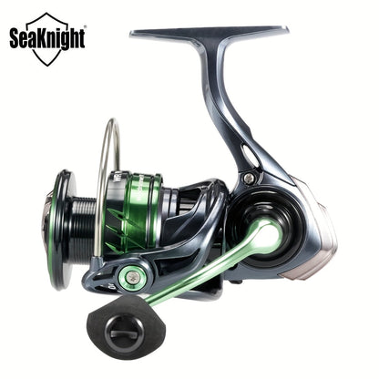 SeaKnight WR Series Spinning Fishing Reel – 9+1BB, 5.2:1 Gear Ratio, 13kg/28lbs Max Drag, 3 Carbon Plate Brake, Aluminum & Stainless Steel, Freshwater Saltwater Reel
