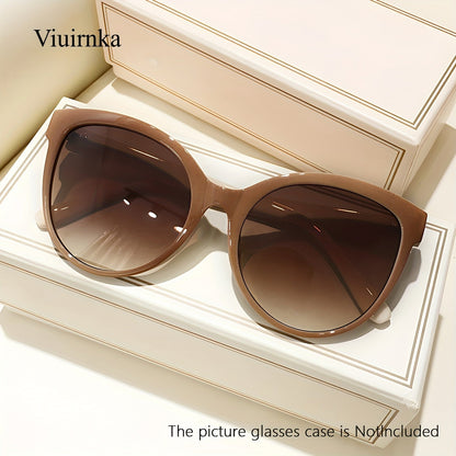 Oversized Cat Eye Sunglasses for Women – Y2K Trendy Fashion Shades, UV Protection, 7 Colors Including Leopard & Floral, Lightweight Summer Eyewear for Beach, Vacation, Travel & Street Style