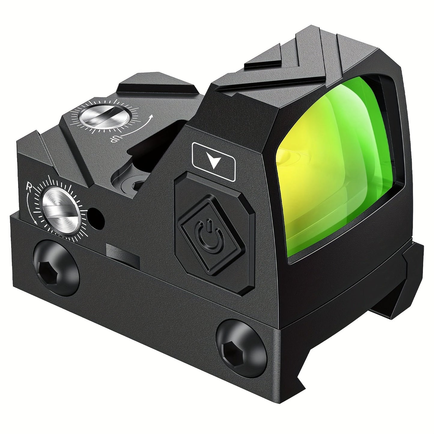 Wolfcloak 2MOA Red Green Dot Sight Shockproof Motion Awake Optic – Aluminum Alloy Red Dot Scope with MOS Adapter Plate & 21mm Picatinny Rail Mount, Battery Powered, Fits Pistols & Rifles
